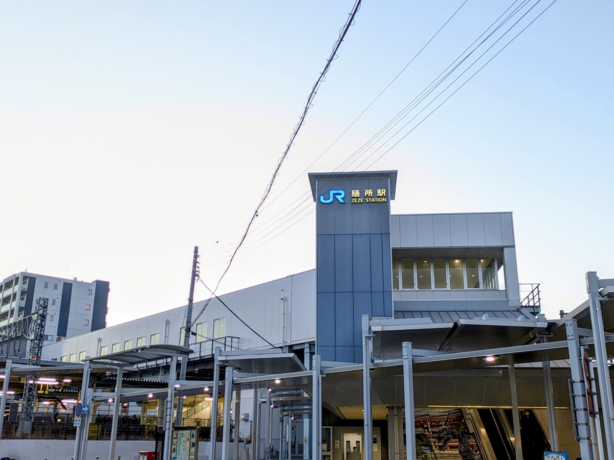 ＪＲ膳所駅　ぜぜえき（滋賀県大津市） の停車駅路線図 ＪＲ琵琶湖線（ＪＲ東海道本線）乗換路線案内